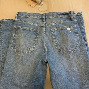GAP Denim light wash straight jeans